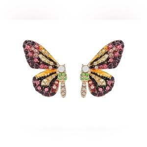 EYE CANDY LUXE COLLECTION MONARCH BUTTERFLY EARRINGS - NWT